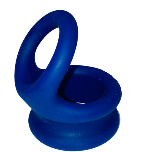 TUG 2 MEDIUM COCK RING / BALL STRETCHER - BLUE